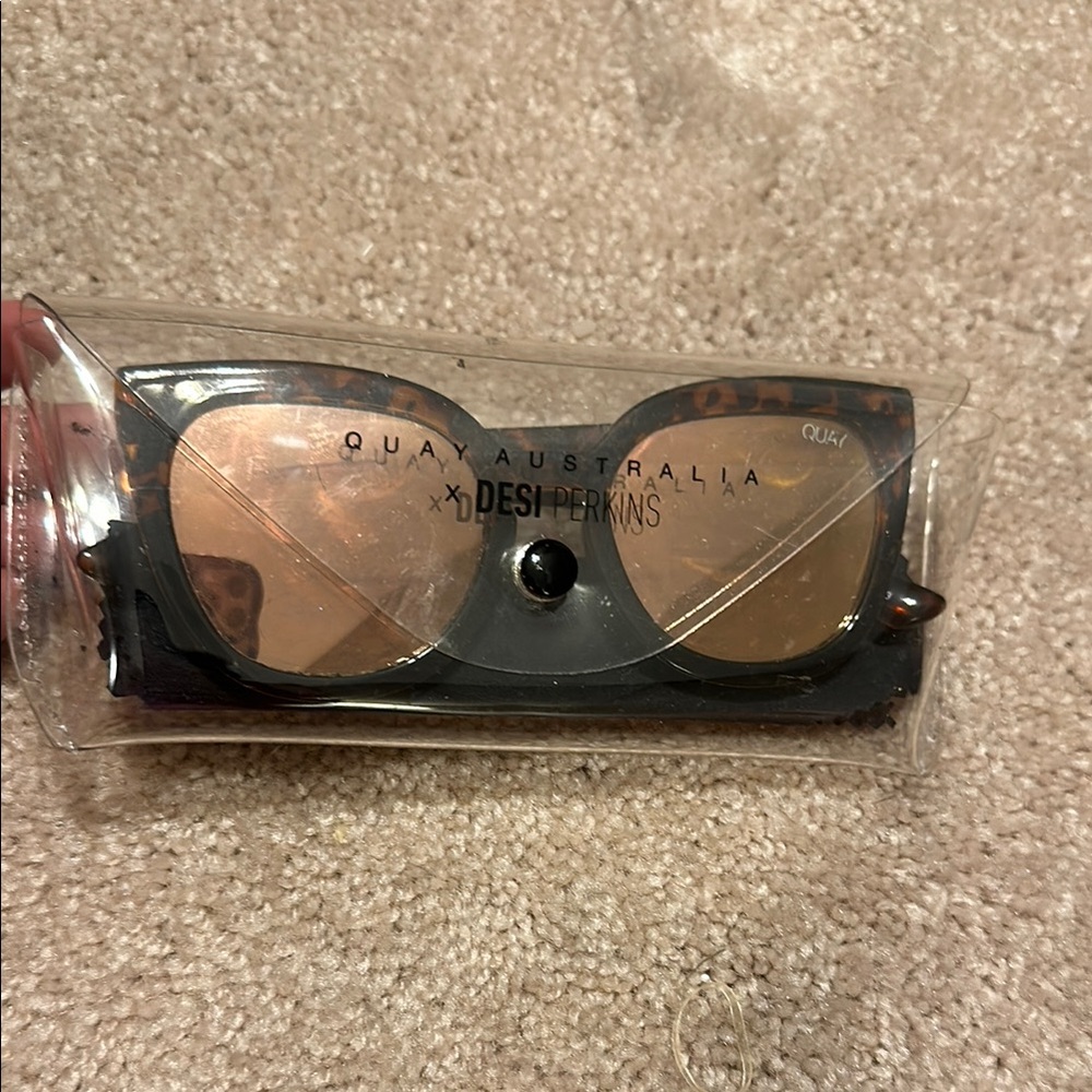 Quay Noosa Australia Black and Tortoiseshell Sunglasses